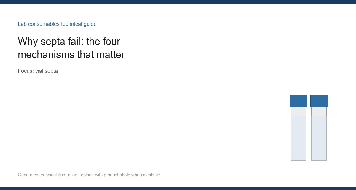 Why septa fail: the four mechanisms that matter