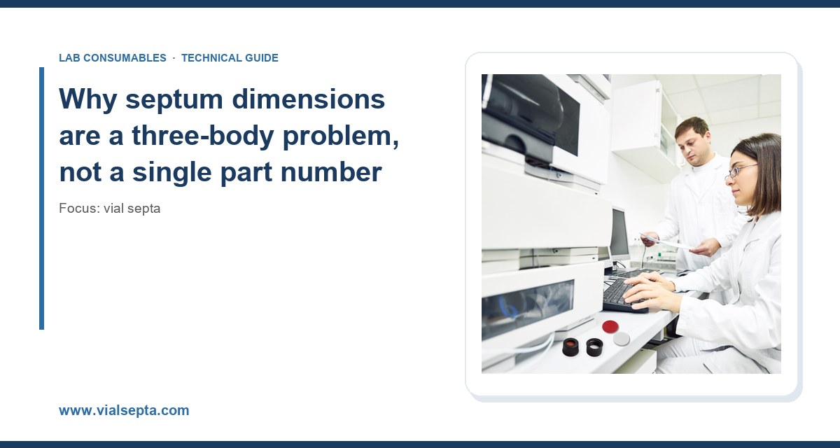 Why septum dimensions are a three-body problem, not a single part number