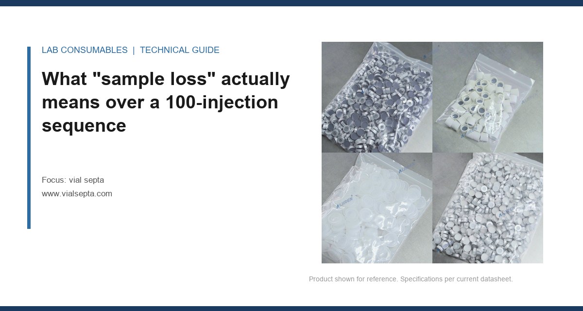 What “sample loss” actually means over a 100-injection sequence